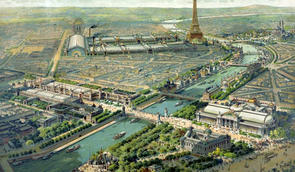 Vue panoramique de l'exposition universelle de 1900 jpg