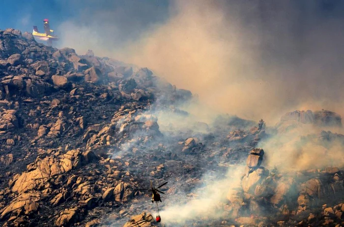 Incendiu la Navalacruz, Spania FOTO EPA-EFE