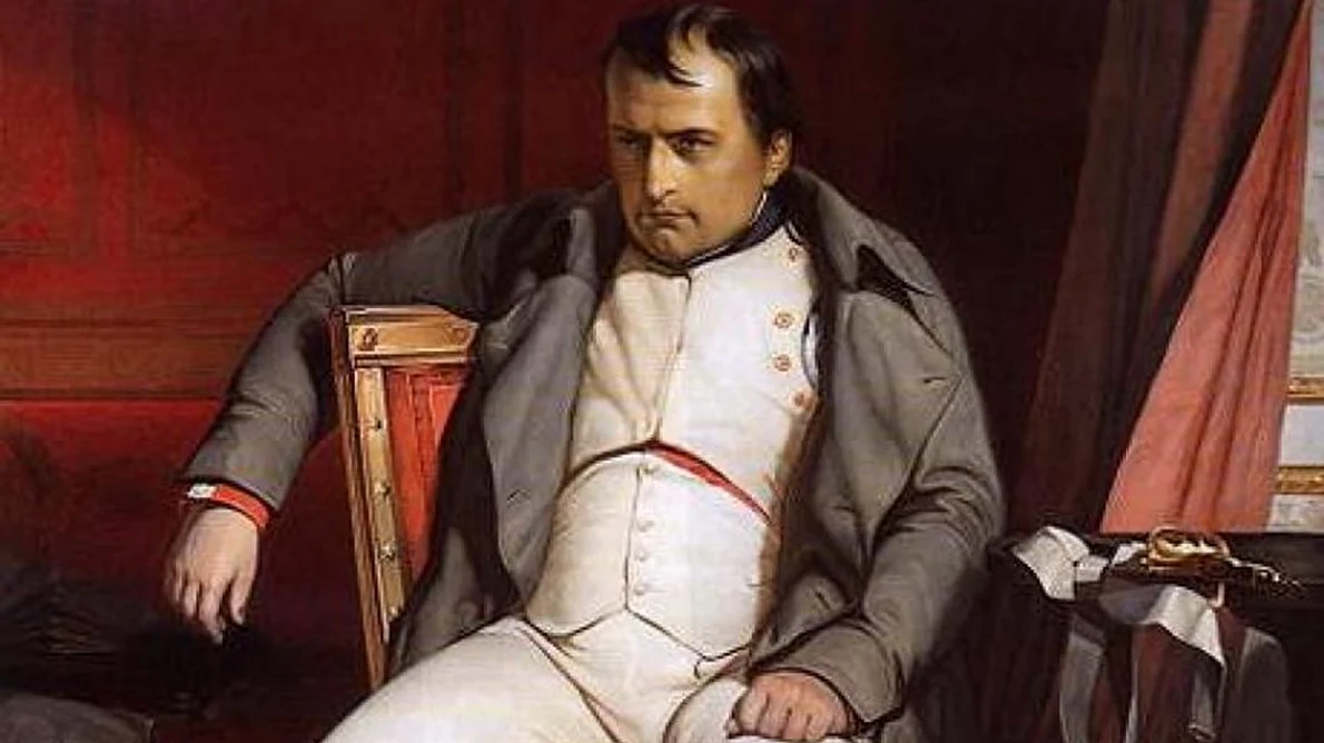 Napoleon învăţa engleză în timpul exilului de pe insula Sf Elena jpeg