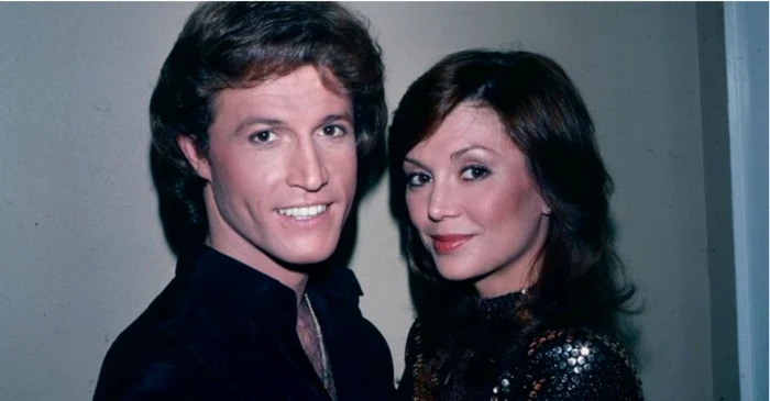 Victoria Principal şi Andy Gibb. (Foto: arhivă)