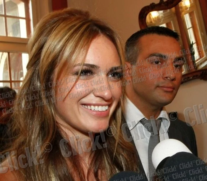 Maria Marinescu şi Frank Colin, fericiţi în momentul căsătoriei. (Foto: Click!)