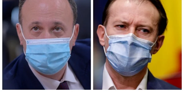 (articol) Adrian Câciu & Florin Cîţu (foto Mediafax Foto & Inquam Photos)