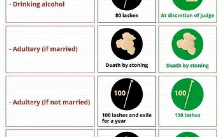 Infografie - pedepsele statului islamic 