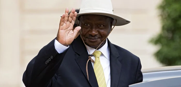 Preşedintele ugandez Yoweri Museveni FOTO EPA