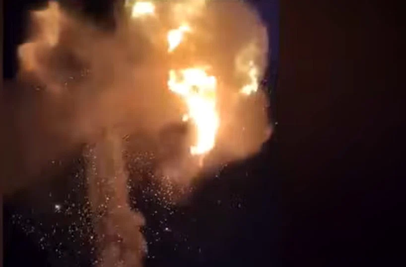 Explozia de la Crevedia SURSA Captură video
