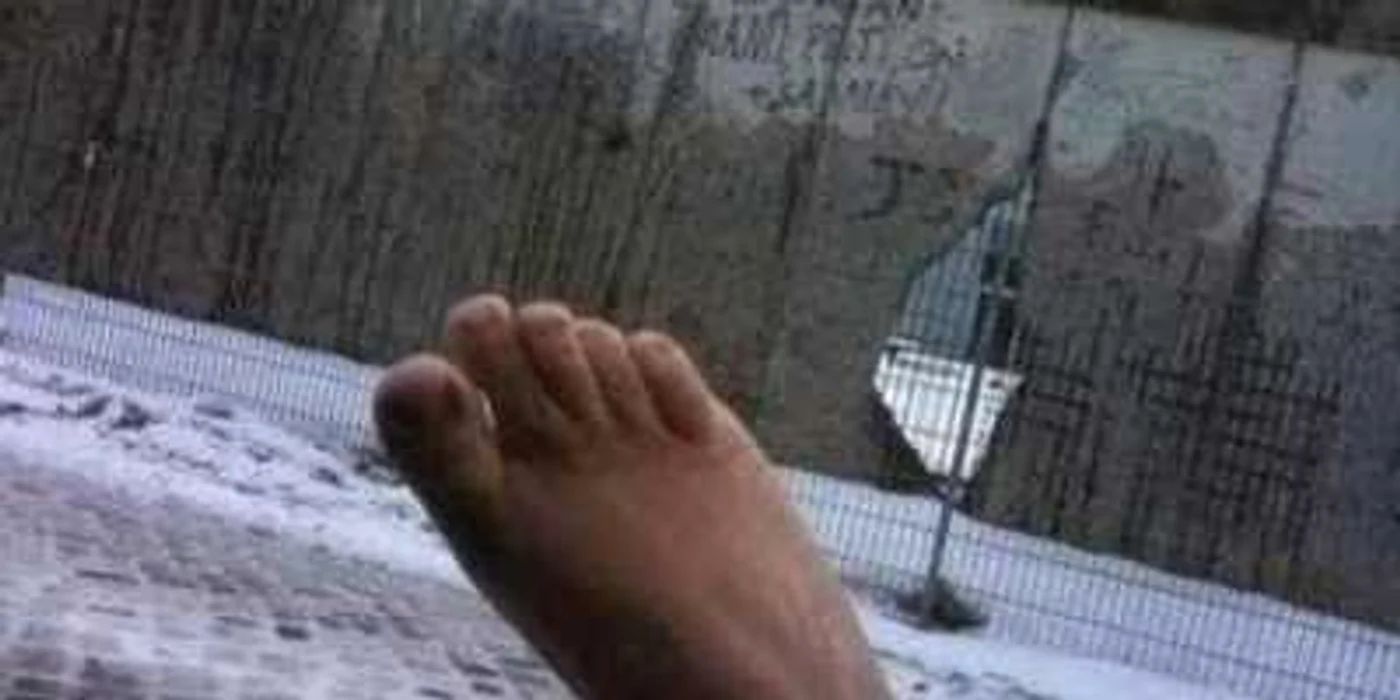 Talpa lui De Vito în faţa Zidului din Berlin