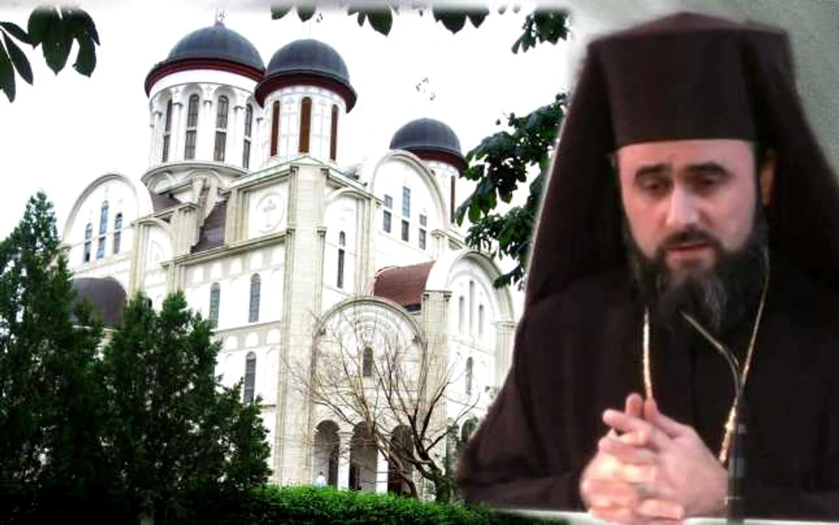 Construcţia catedralei a început în urmă cu două decenii                                     Fotomontaj: Iulian Bunilă