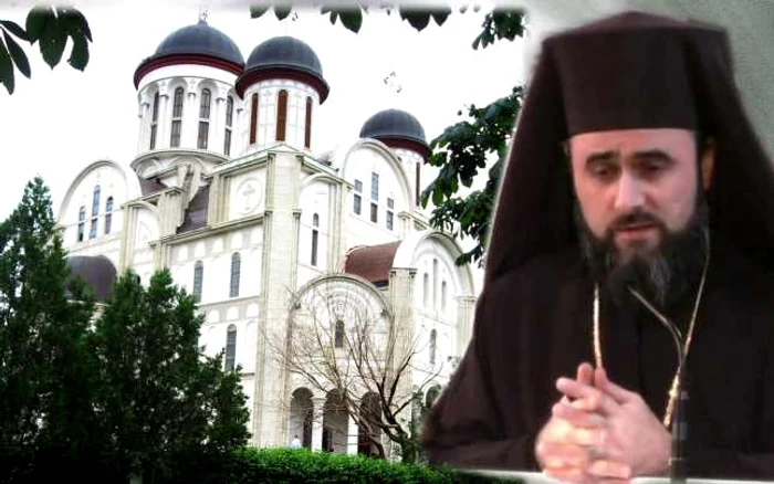 Construcţia catedralei a început în urmă cu două decenii                                     Fotomontaj: Iulian Bunilă