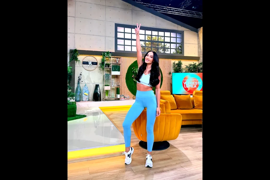 Beatrice Olaru, antrenoarea de fitness de la „Vorbește lumea” - Foto: social media 
