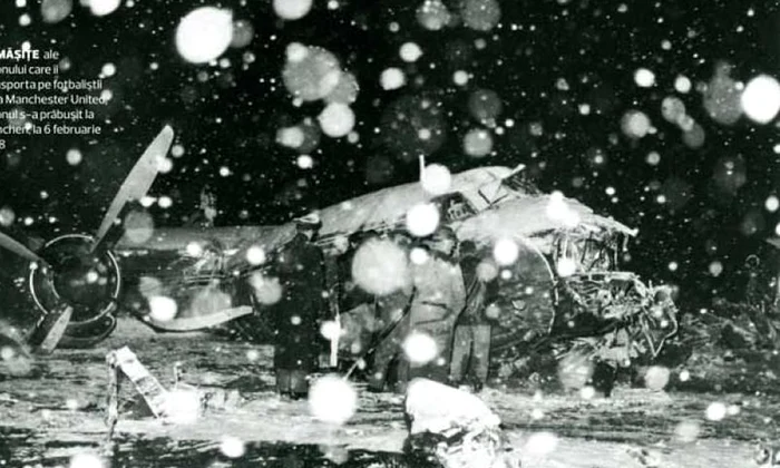 Calendar 6 februarie: 1958   Opt fotbaliști ai clubului Manchester United au murit în Accidentul aviatic de la München jpeg