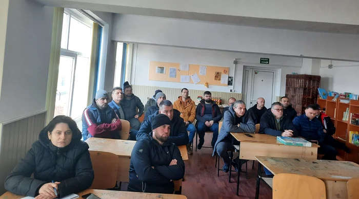 Întâlnire de informare în localitatea Mărunței, Olt FOTO: Fb./Direcția de Agricultură Județeană Olt