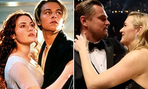Leonardo Di Caprio si Kate Winslet jpeg