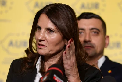 Anca Alexandrescu și George Simion FOTO Inquam / Octav Ganea