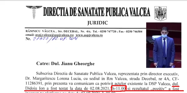 Secretarul Primăriei Râmnicu Vâlcea Ionuţ Didoiu suspectat de zădărnicire a combaterii bolilor Foto Vâlcea Info
