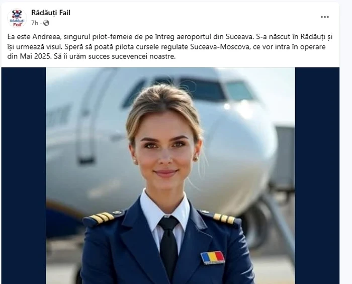 Test pentru cetățeni pentru a depista imaginile generate cu AI/FOTO: Facebook Rădăuțiul civic