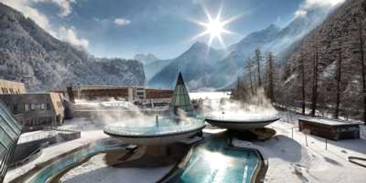Peisaj de la Aqua Dome - Tirol, Austria