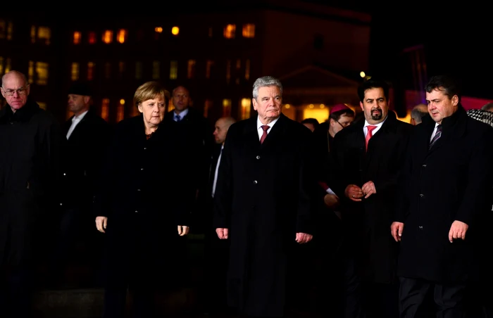 Merkel la marsul de la Berlin FOTO AP