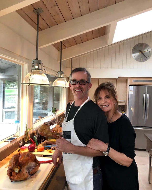 Linda Gray și regretatul său fiu jpg