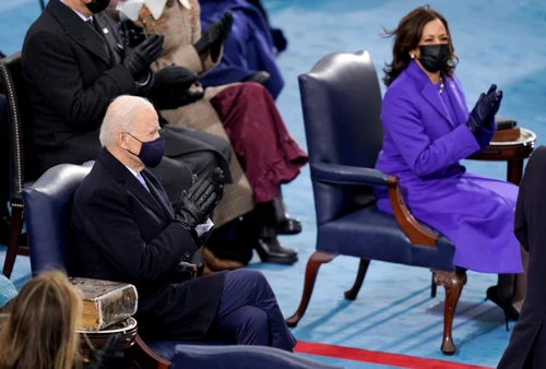 Kamala Harris Joe Biden la Capitoliu 20 ianuarie 2020 FOTO Getty Images