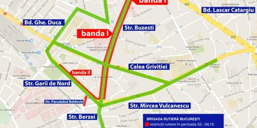 harta manifestatie politia rutiera