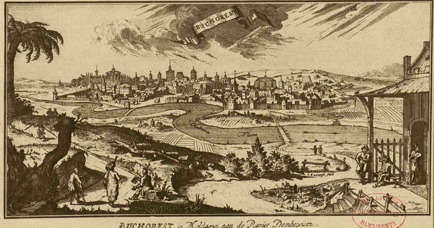 Bucureştiul în secolul al XVII lea văzut de un călător străin FOTO tiparituriromanesti.files.wordpress.com