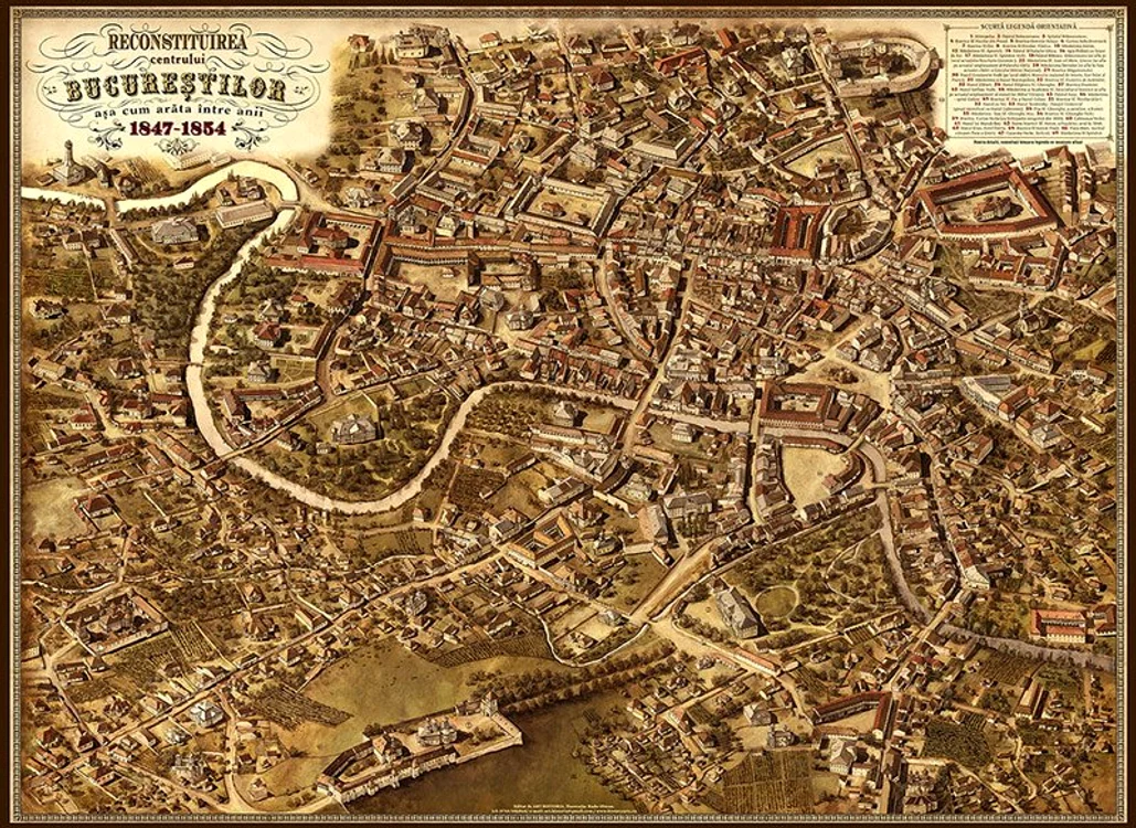 Bucureștii în anii 1847-1854