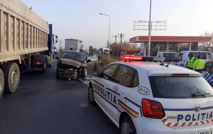 Accidentul a avut loc pe E85 FOTO: IPJ Vrancea