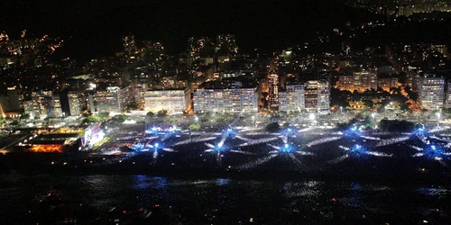 plaja copacabana in timpul concertului rolling stones din 2006 foto CAIO LEAL / AFP