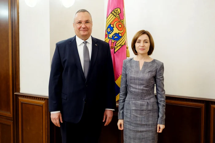 Nicolae Ciucă și Maia Sandu FOTO: FB