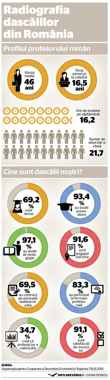 infografie profesori