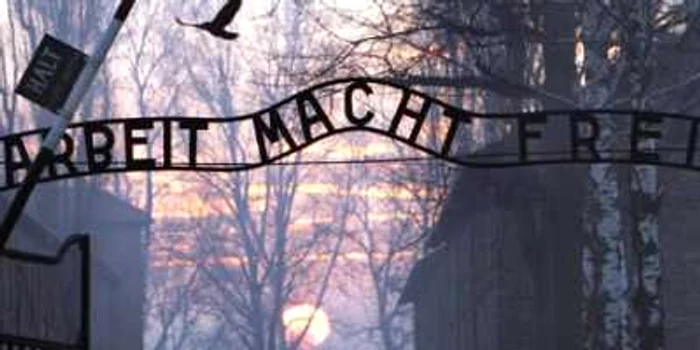 "Arbeit Macht Frei" (Munca te va face liber) - Foto: Guardian