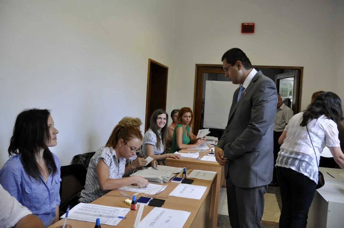 Radu Moisin la vot