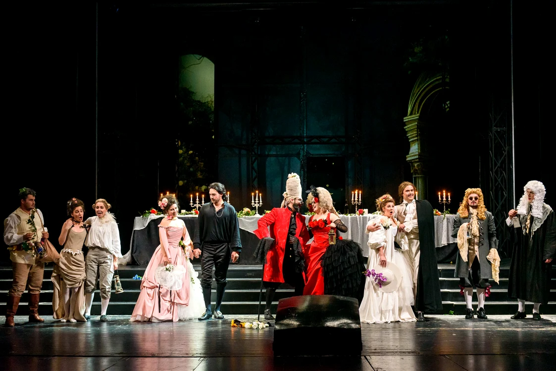 Repetiție generală pentru Nunta lui Figaro. FOTO: Opera Cluj
