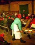 Nuntă ţărănească. Pictură de Pieter Bruegel cel Bătrân, 1567 (foto: Wikimedia Commons)