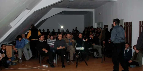 Proiecţiile studenţilor români şi străini vor putea fi urmărite la sala cinema a UBB. Sursa foto: organizatorii FFest.