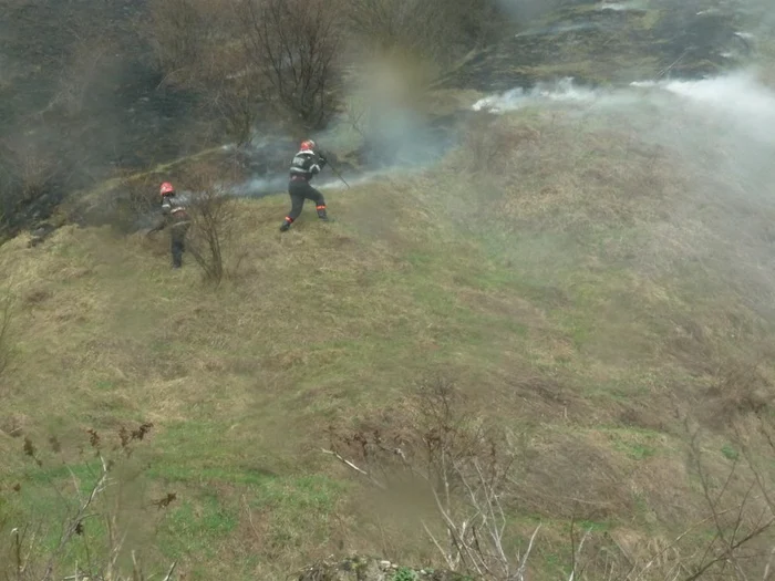 Incendiu de vegetație uscată