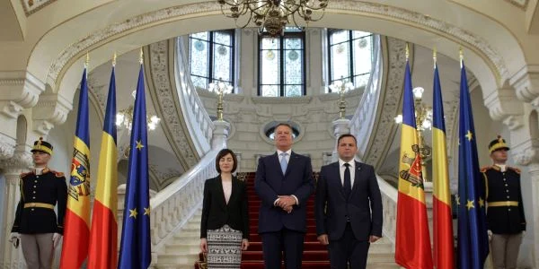 Maia Sandu Klaus Iohannis Andrei Nastase la Cotroceni FOTO Inquam Photos / Octav Ganea 