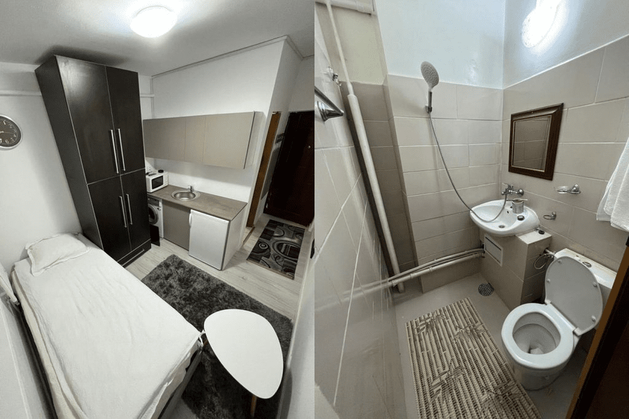 Garsoniera-debara, noua vedetă a pieței imobiliare din Cluj. „Și la închisoare aveam mai mult loc”