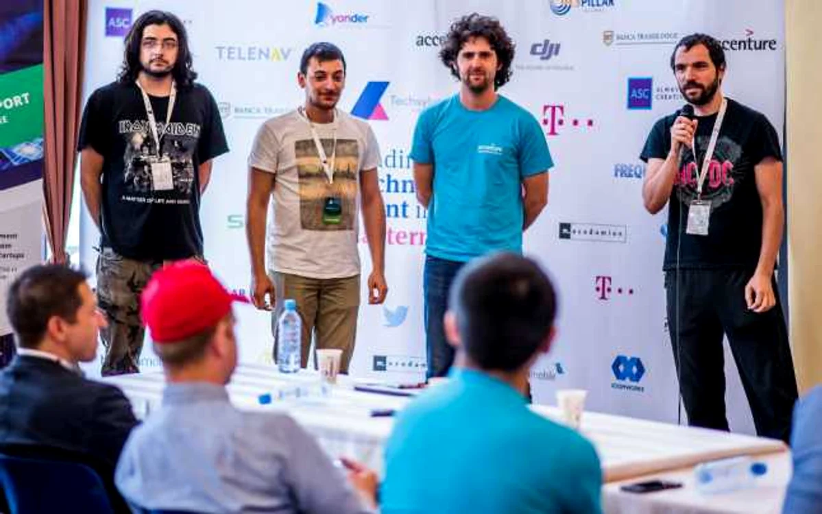 Echipa Green Box a câştigat premiul hackathon-ului din Timişoara. FOTO Techsylvania