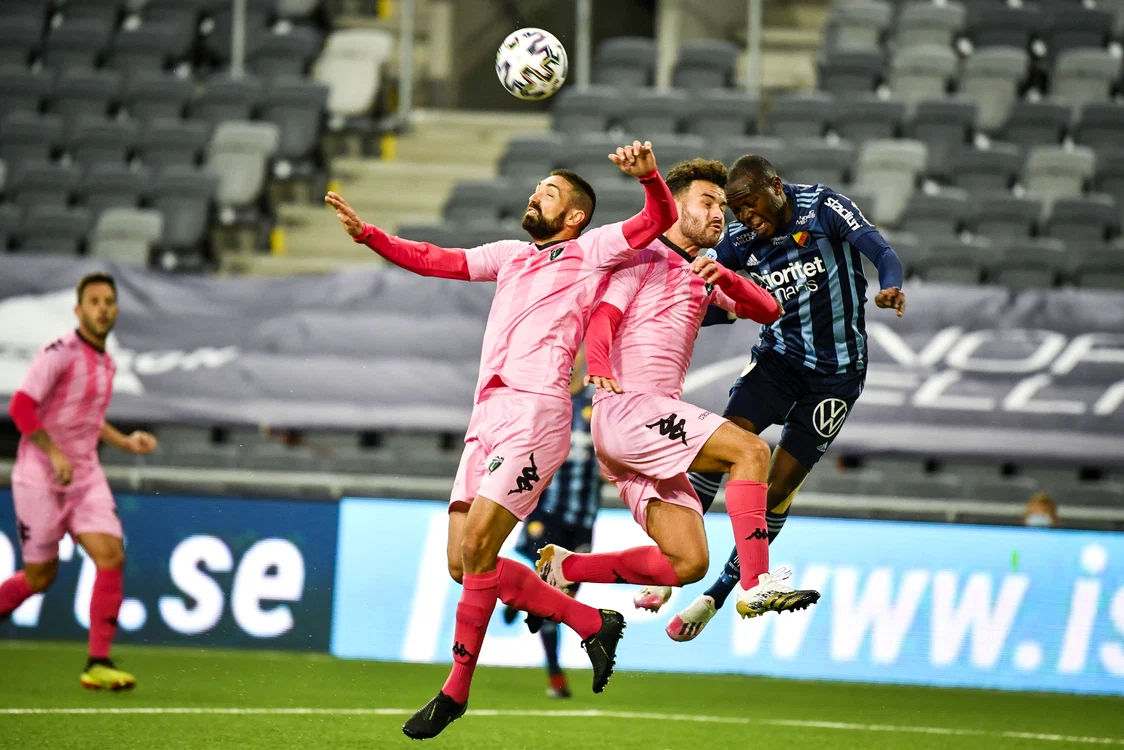 Djurgarden s-a chinuit pe teren propriu cu fotbaliștii din GibraltarFoto: EPA-EFE