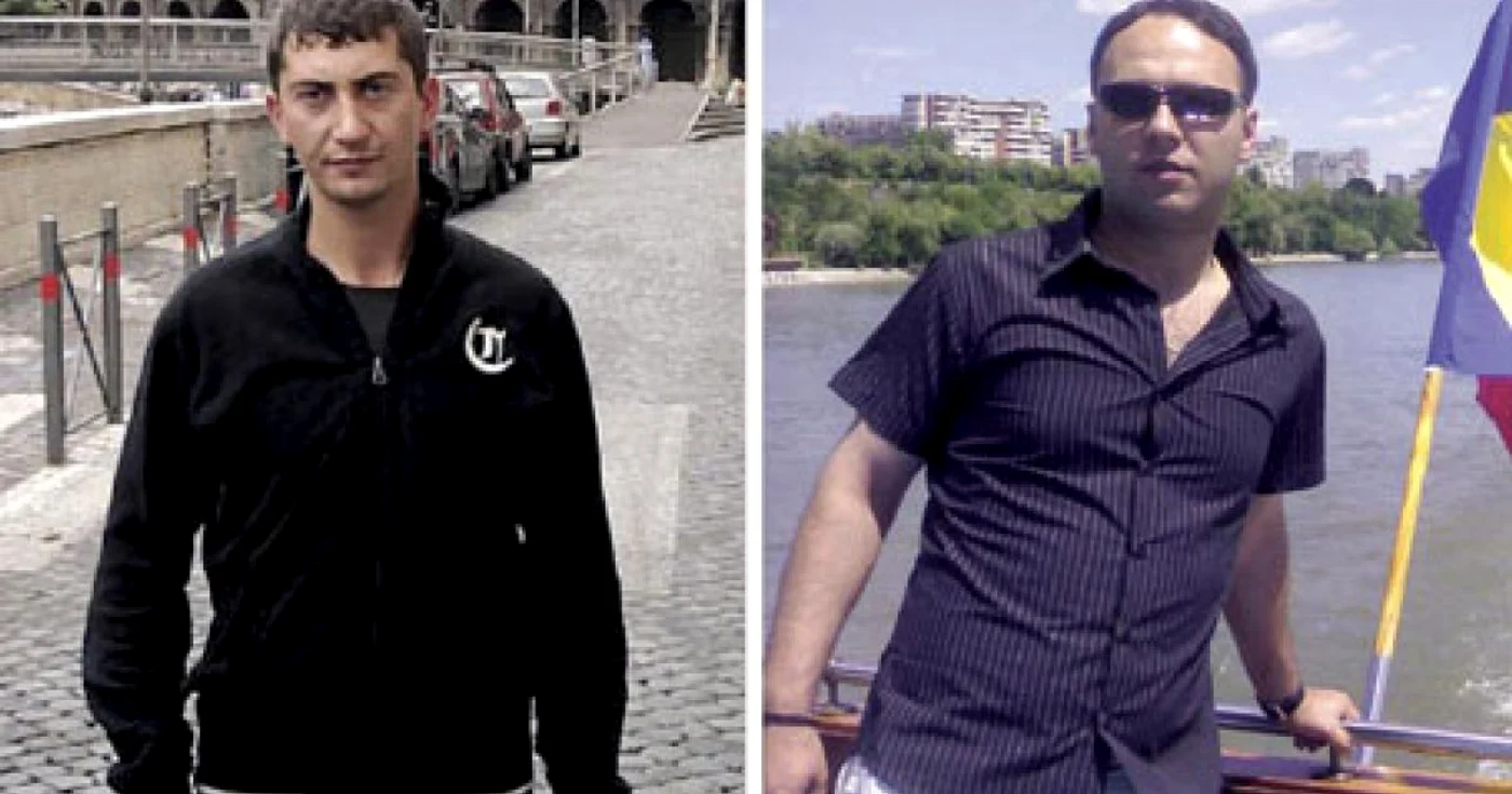 Florin Demişcă (stânga) s-a sinucis în casa părintească cu arma lui Dragoş Curcudel (dreapta)