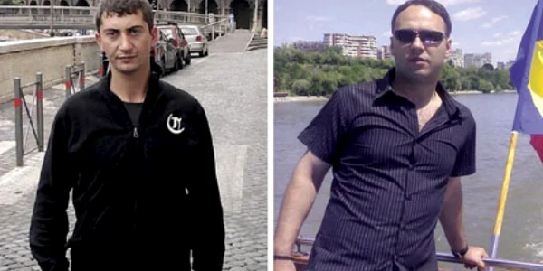 Florin Demişcă (stânga) s-a sinucis în casa părintească cu arma lui Dragoş Curcudel (dreapta)
