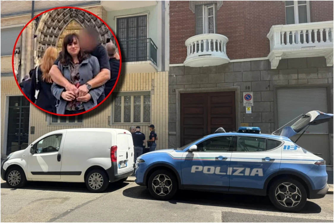 Biletul lăsat de Mihalea. Foto: Corriere della Sera/ Facebook