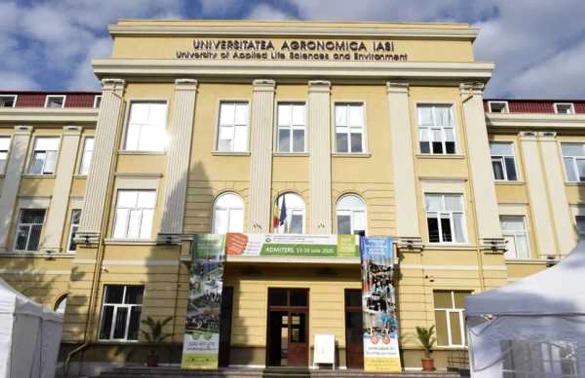 Clădirea Universităţii de Ştiinţe Agronomice şi Medicină Veterinară din Iaşi Foto Facebook/USAMV