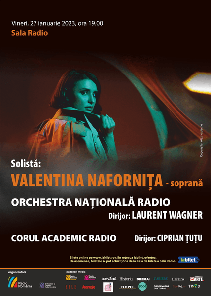 Soprana Valentina Naforniță, invitată specială la Sala Radio 