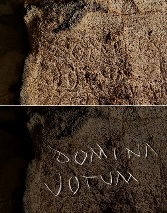 Detaliu al uneia dintre inscripții (© Universidad de Alicante)