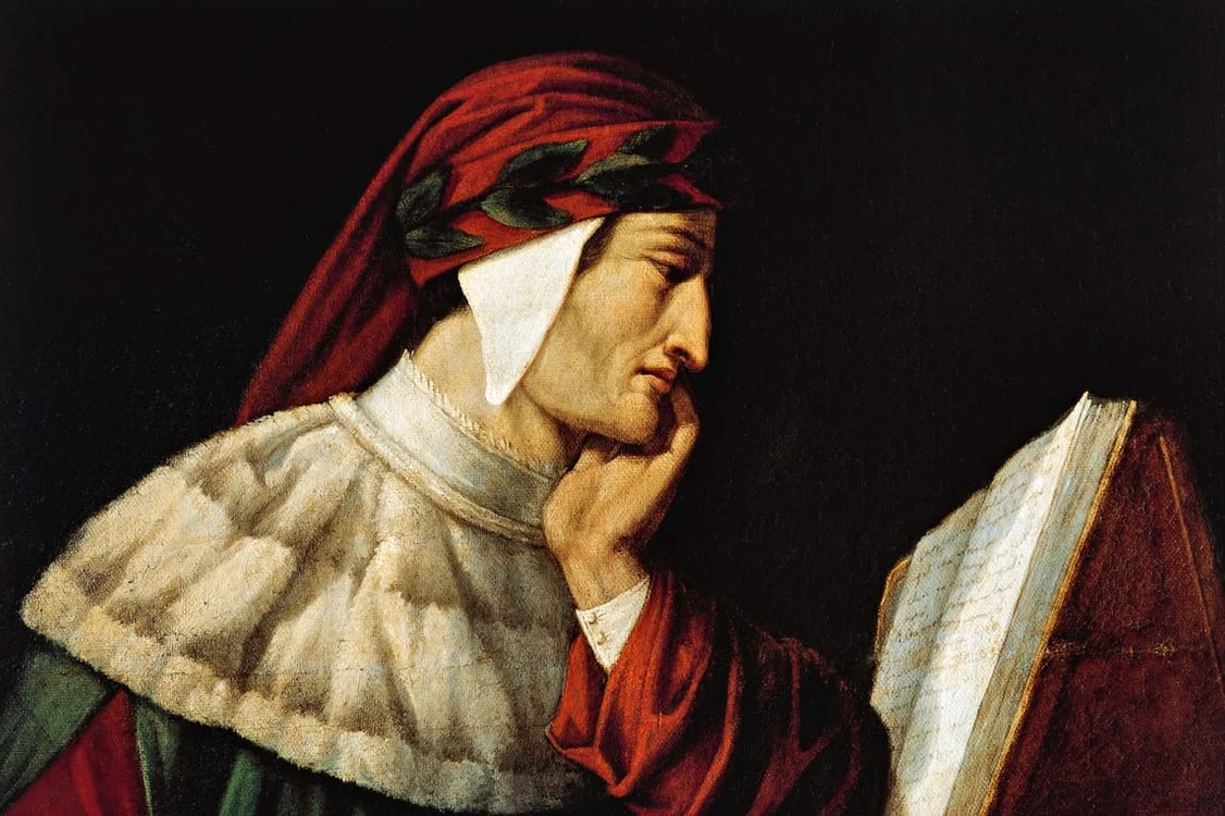 Portret Dante Aligheri, autor Attilio Roncaldier. Foto facebook 