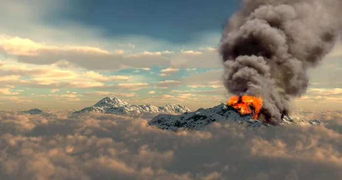 Erupţia unui vulcan la mii de kilometri depărtare de Londra a cauzat o uriaşă catastrofă în Evul Mediu   FOTO: Shutterstock