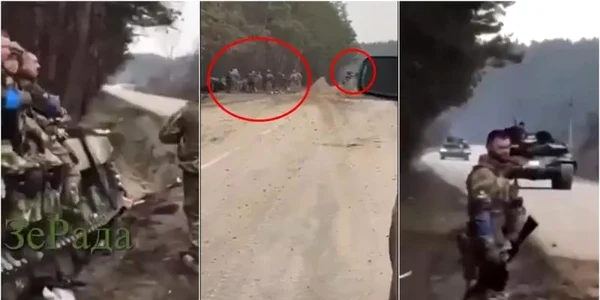 soldati ucraineni ucisi de un tac rus foto capturi de ecran