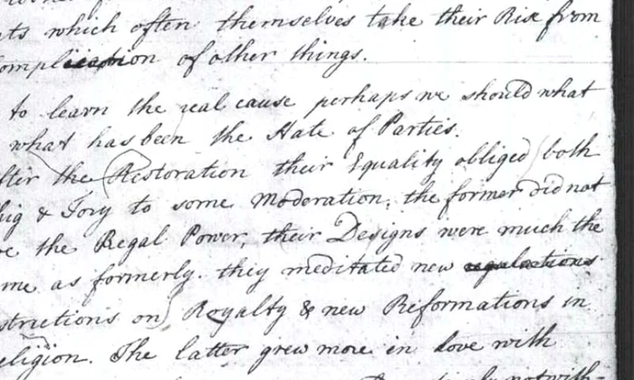 Un cercetător britanic a descoperit eseurile din tinerețe ale lui Edmund Burke jpeg